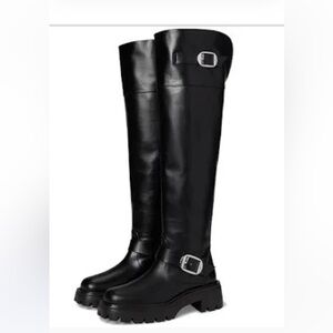 Stuart Weitzman Black Over the Knee Boots